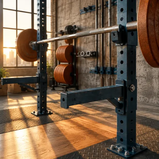 Optimiser ses power rack squats dans un home gym urbain élégant et sûr