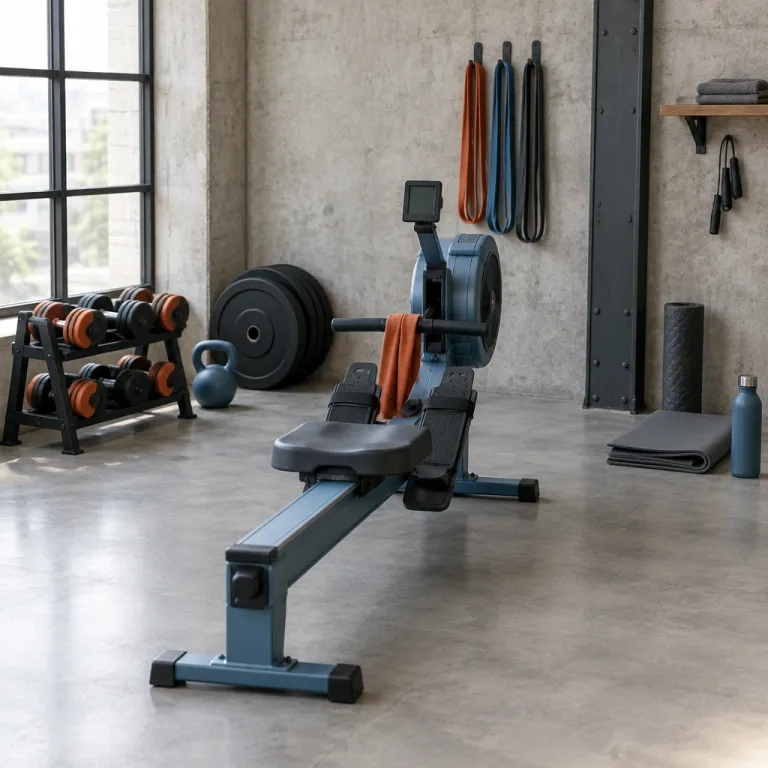 Rameur musculation : l’appareil central pour un home gym urbain complet