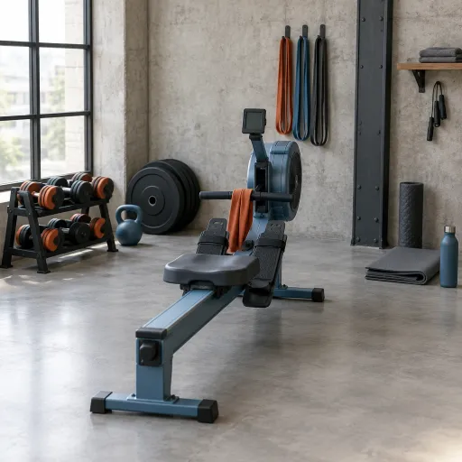 Rameur musculation : l’appareil central pour un home gym urbain complet