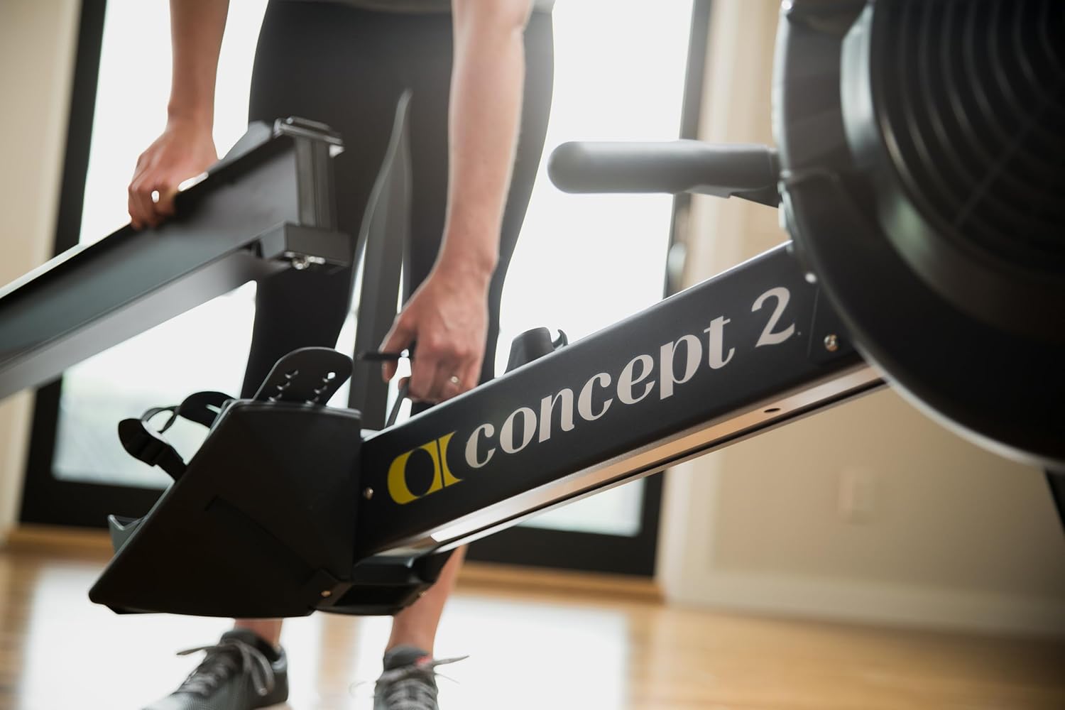 Concept2 Modèle D Rameur avec écran PM5 Noir