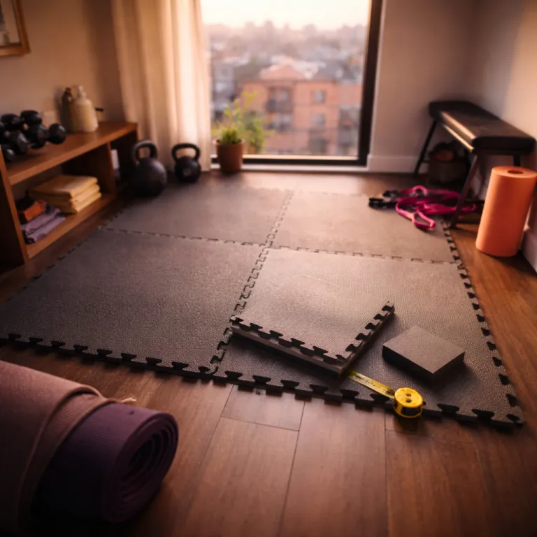Comment choisir un tapis de sol épais pour home gym dans une petite pièce urbaine
