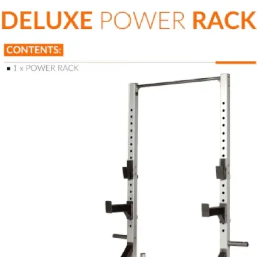 Test Cap Barbell Deluxe Power Rack FM-CB8000F : la cage à squats simple qui fait le job pour un home gym tranquille