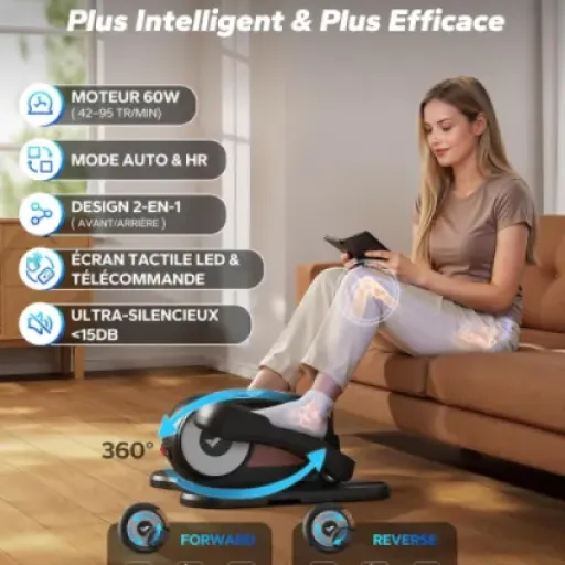 Test MERACH Elliptique de Bureau E32-2025 : bouger en bossant sans retourner à la salle de sport
