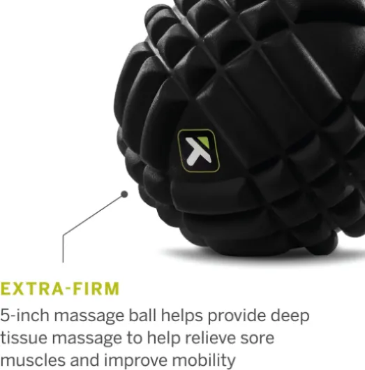Trigger Point Performance Grid X Balle de massage pour massage des tissus profonds et récupération des exercices Noir