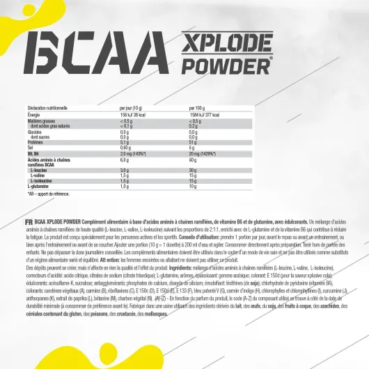 BCAA Xplode Orange 500 g