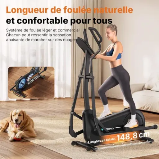 Test MERACH E27B3 : un elliptique costaud et silencieux pour s’entraîner sérieusement à la maison