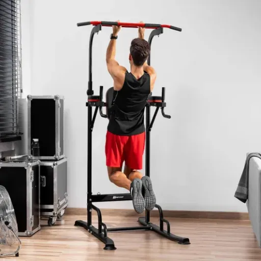 Test HOP-SPORT Power Tower HS-1016K : une chaise romaine correcte pour s'entraîner à la maison sans se ruiner