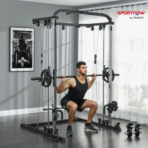 Test SPORTNOW Station de Musculation : une cage complète pas chère, mais à monter avec patience