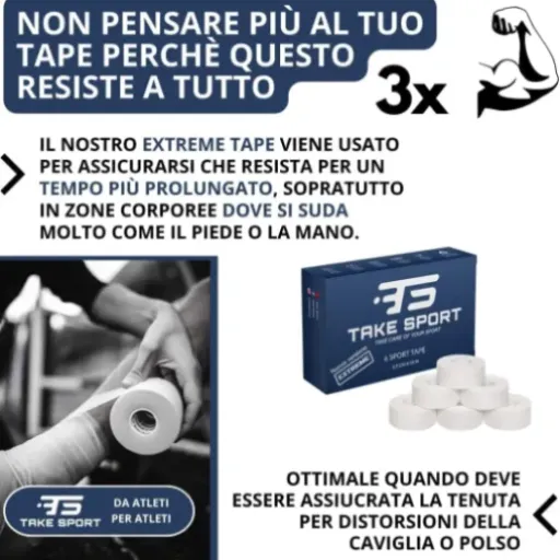 Test TS TAKE SPORT Sport Tape : le rouleau qui tient bien, même quand ça chauffe