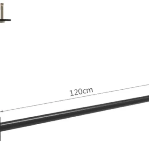 Test Barres de Traction HUA 120 cm : une barre plafond/mur costaud pour un home gym simple