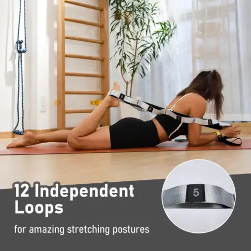 Test Foyer Nuage Bande de Résistance 12 Niveaux : une sangle de stretching simple qui fait le job pour la souplesse