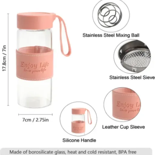 Test shaker à protéines en verre APOMOONS : adieu le plastique qui pue, bonjour le verre (un peu lourd)