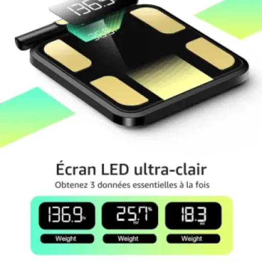 Test RunSTAR Balance Pese Personne Intelligent : une balance connectée très complète sans se ruiner