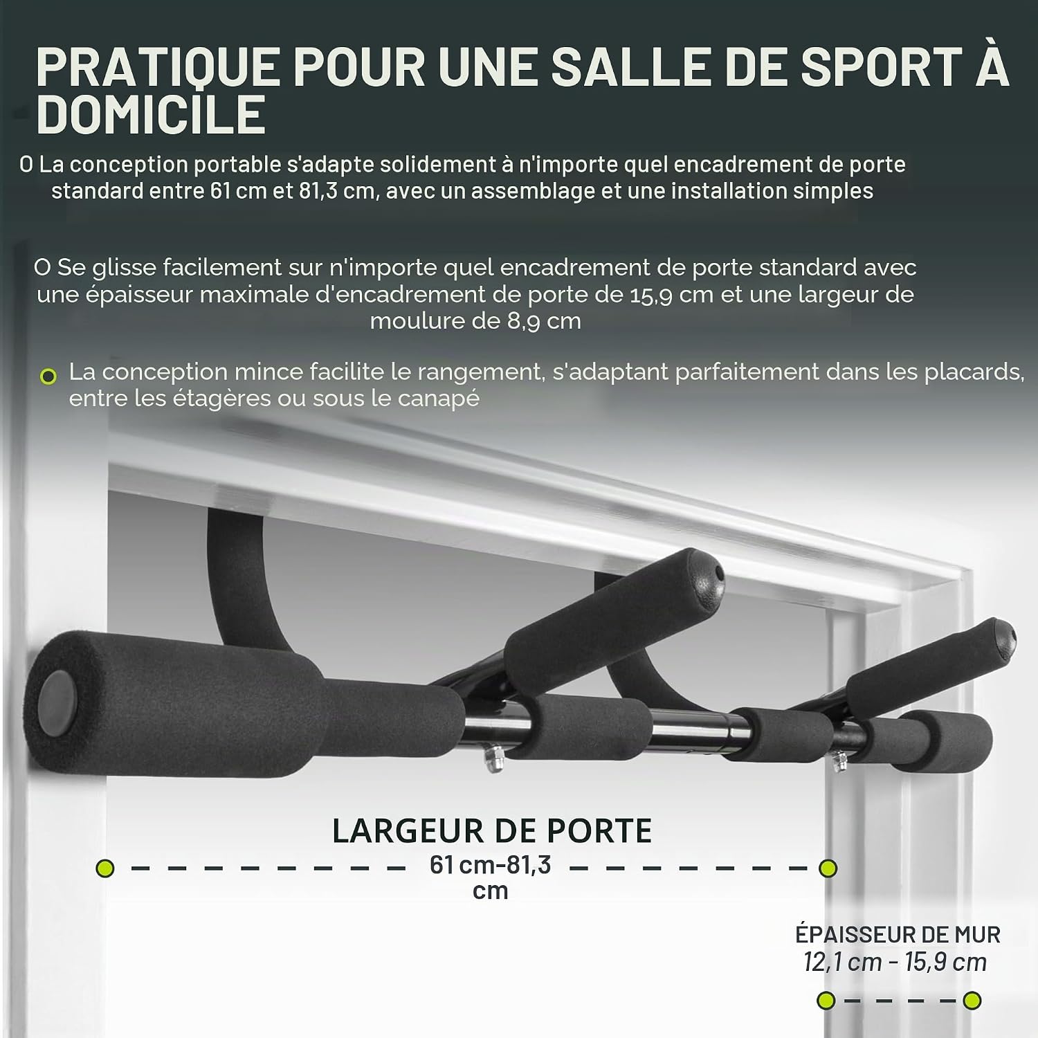 Doorway Mount, Foldable, Multi-Grip, Multi-Grip Lite and Wall-Mounted Pull Up/Chin-Up Bar Multi Grip Light