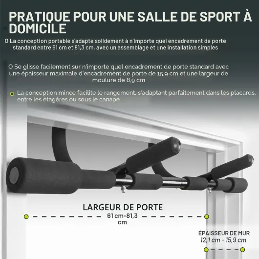 Doorway Mount, Foldable, Multi-Grip, Multi-Grip Lite and Wall-Mounted Pull Up/Chin-Up Bar Multi Grip Light