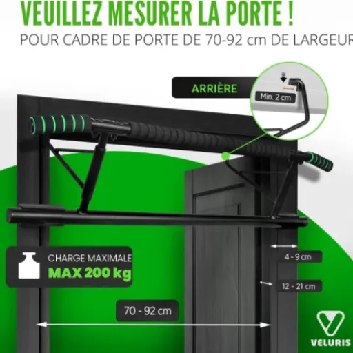 Test Veluris Barre de traction porte : simple, costaud et vraiment pratique au quotidien
