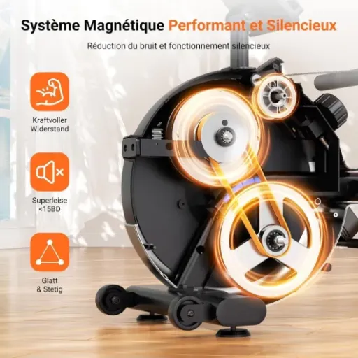 Test Dripex Rw505-3 : un rameur magnétique sérieux pour s'entraîner à la maison sans se ruiner