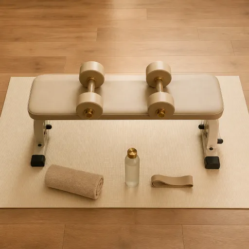 Développé couché avec haltères : l’atout maître des pectoraux en home gym