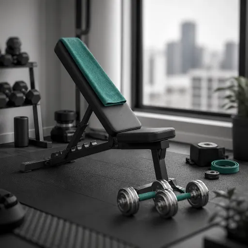 Maîtriser le développé incliné aux haltères dans un home gym urbain