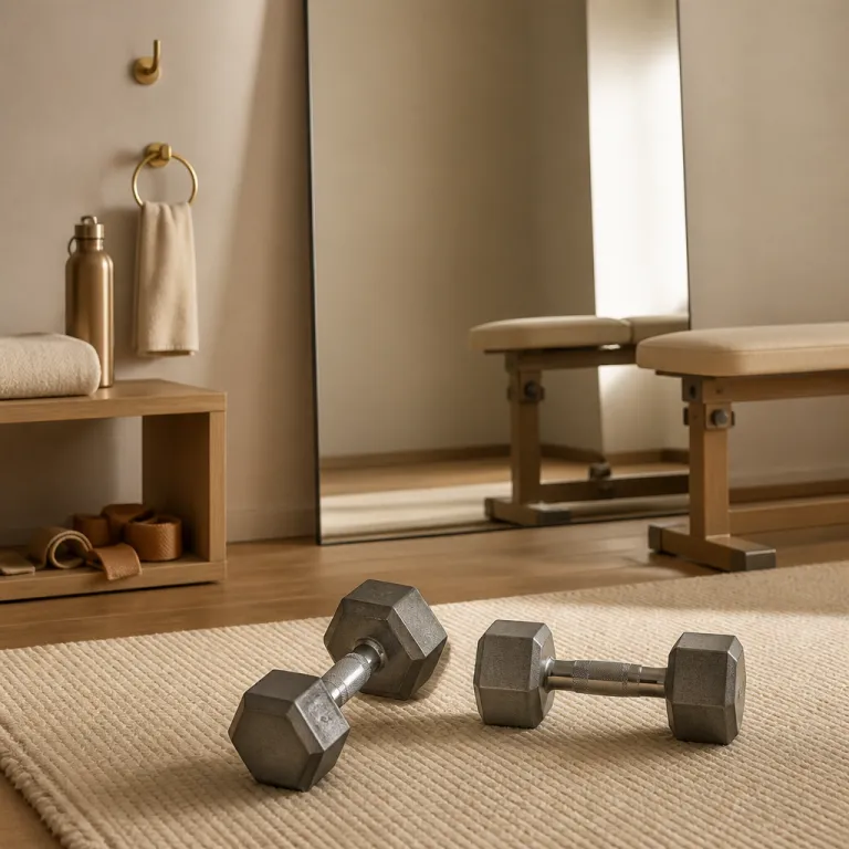Shrugs avec haltères : l’exercice précis pour des trapèzes puissants en home gym