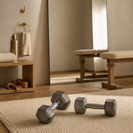 Shrugs avec haltères : l’exercice précis pour des trapèzes puissants en home gym
