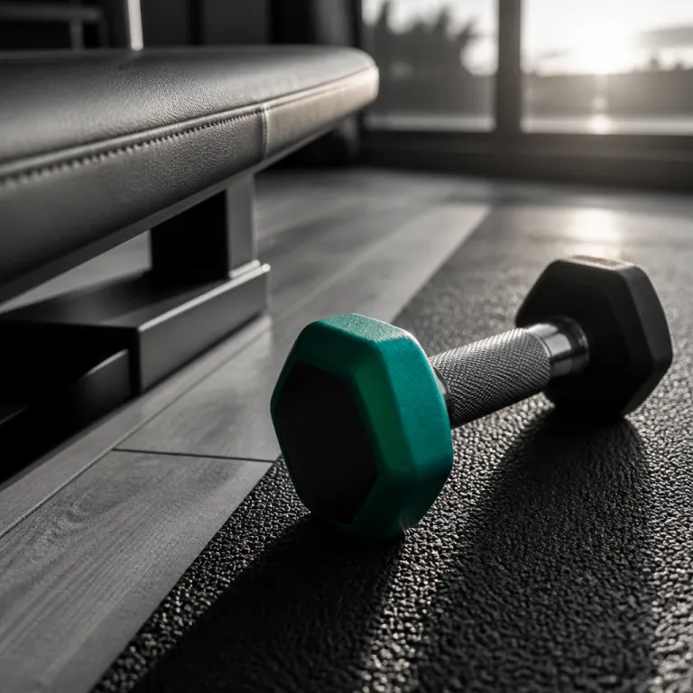 Développé haltère à la maison : la méthode précise pour des épaules puissantes en home gym